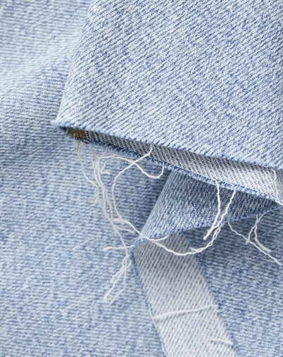 Maggie Cut Off Denim Top - JJXX